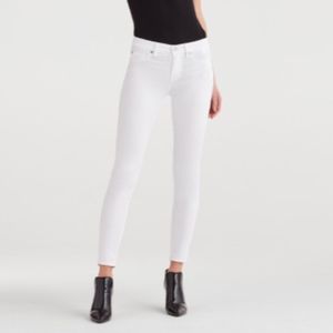 Skinny White Ankle Jeans (7 For All Mankind) Women